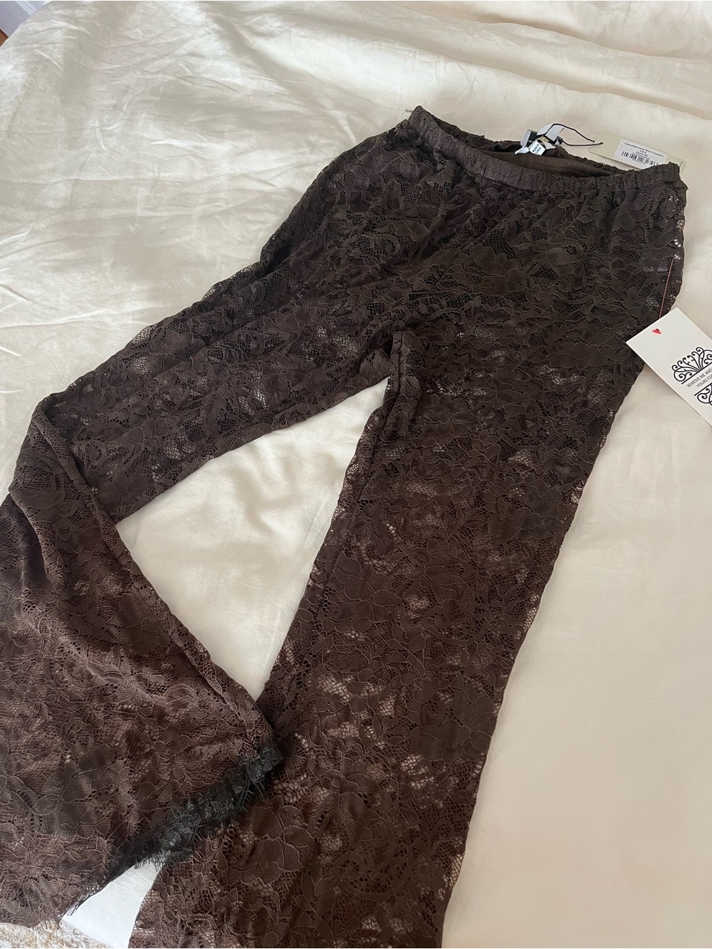 Never Fully Dressed Chocolate Lace Diva Trousers